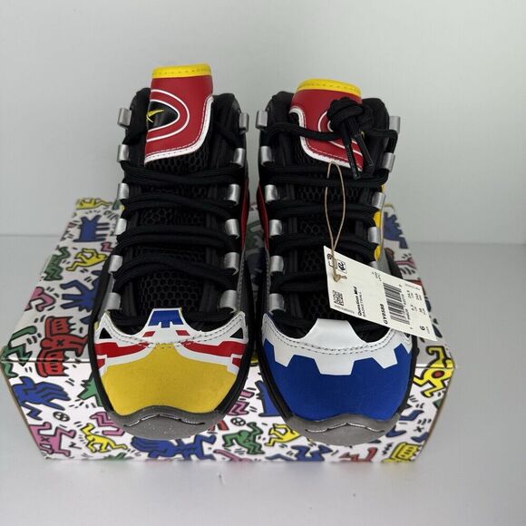 Reebok Question Mid Power Rangers Megazord Iverson Shoes Size 6 GY0588 - Picture 4 of 14